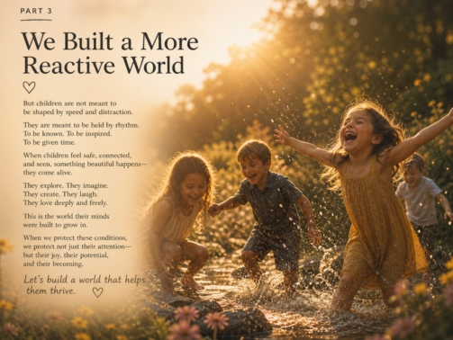 Part 3 — Reclaiming Childhood